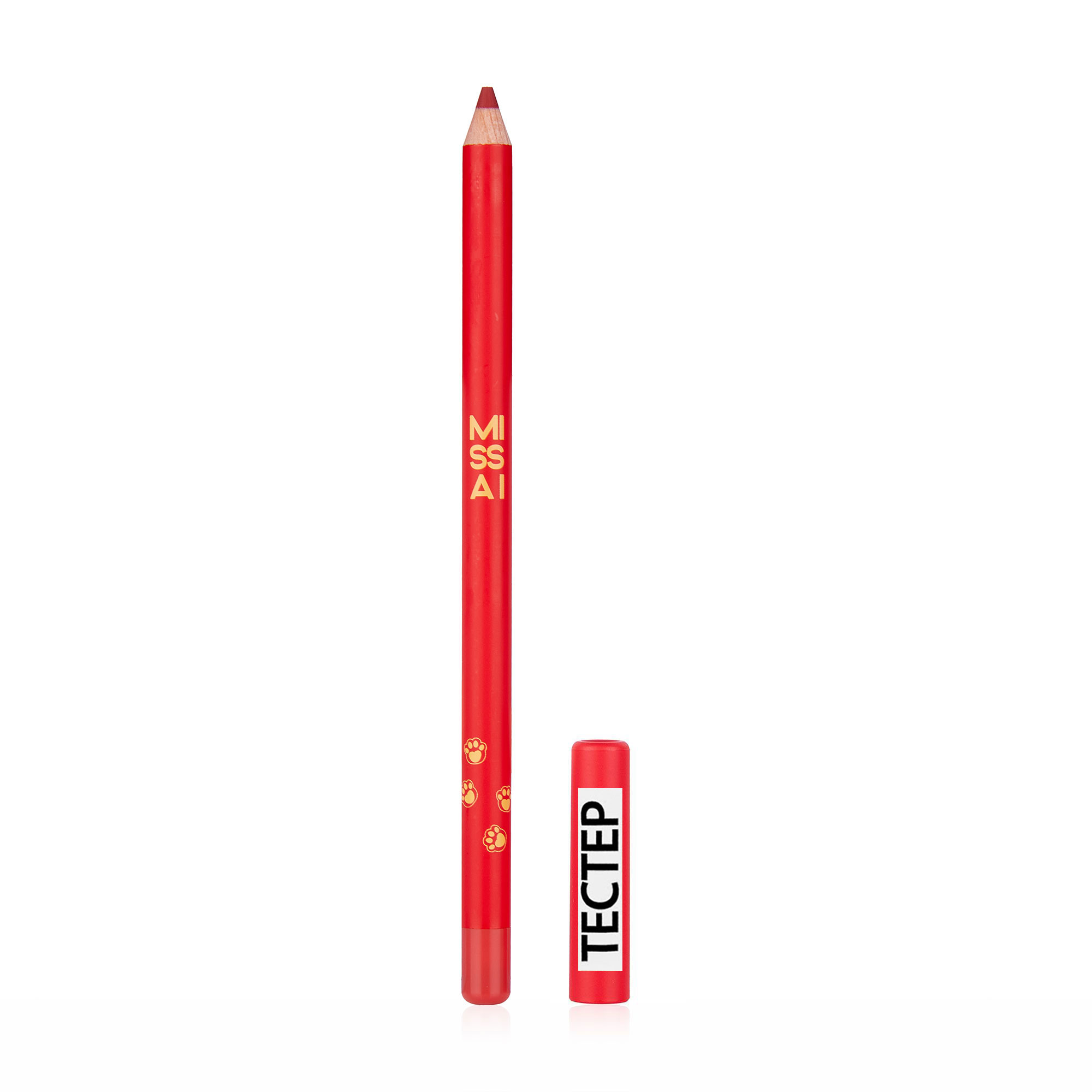 

Дерев'яний олівець для губ Missai Satin Lip Pencil, тон 04, 1.2 г (Тестер)