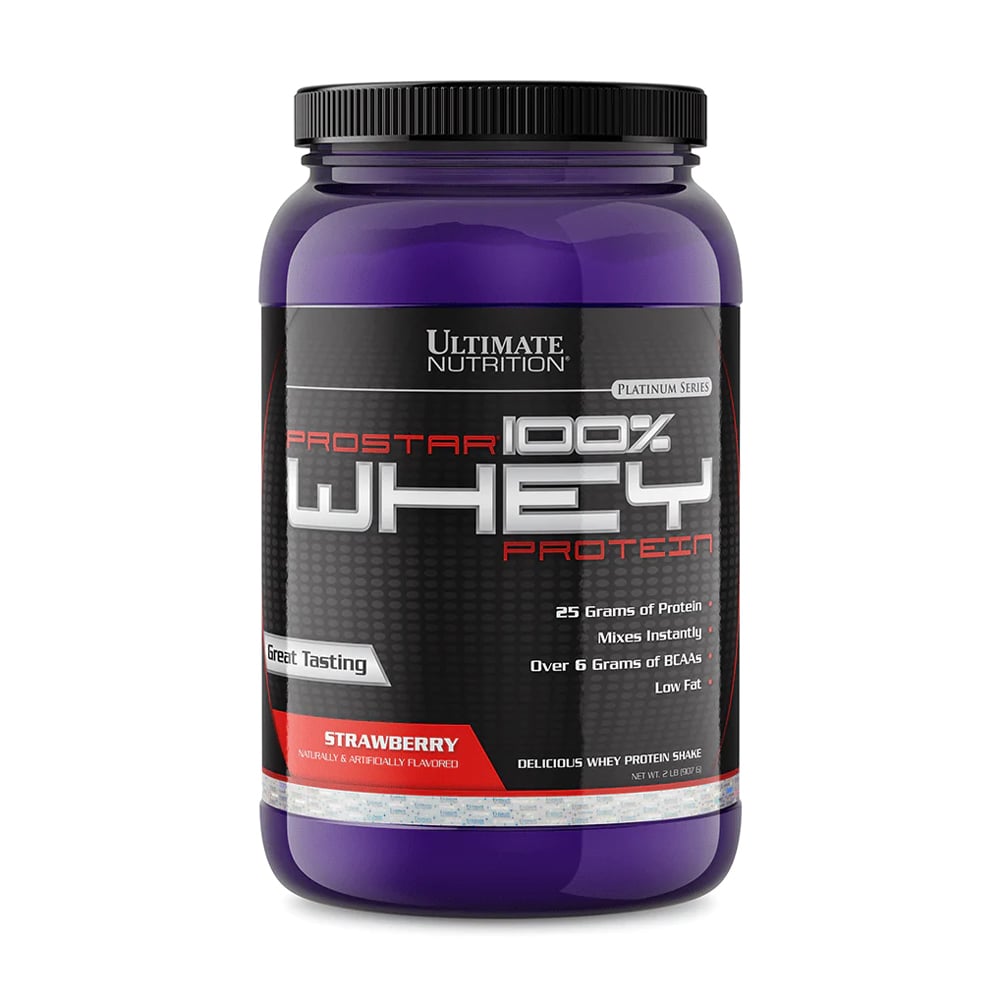 

Протеїн Ultimate Nutrition Prostar 100% Whey Protein Полуниця, в порошку, 907 г