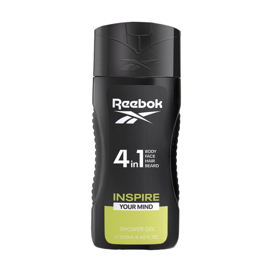 

Уцінка! Гель для душу чоловічий Reebok Inspire Your Mind Hair & Body Shower Gel 4 в 1, 250 мл