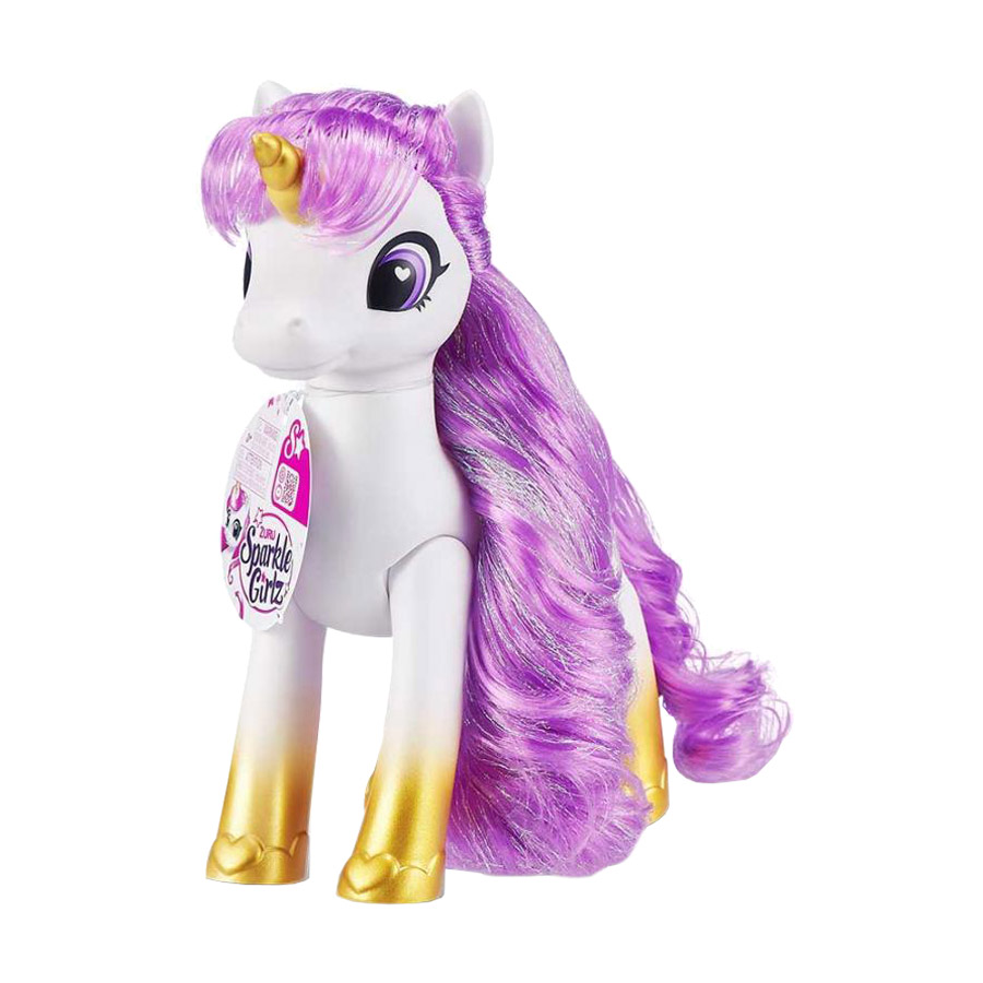 

Дитяча іграшка Zuru Sparkle Girlz Казковий единоріг Блумі, 17 см, від 3 років (Z10037-8)
