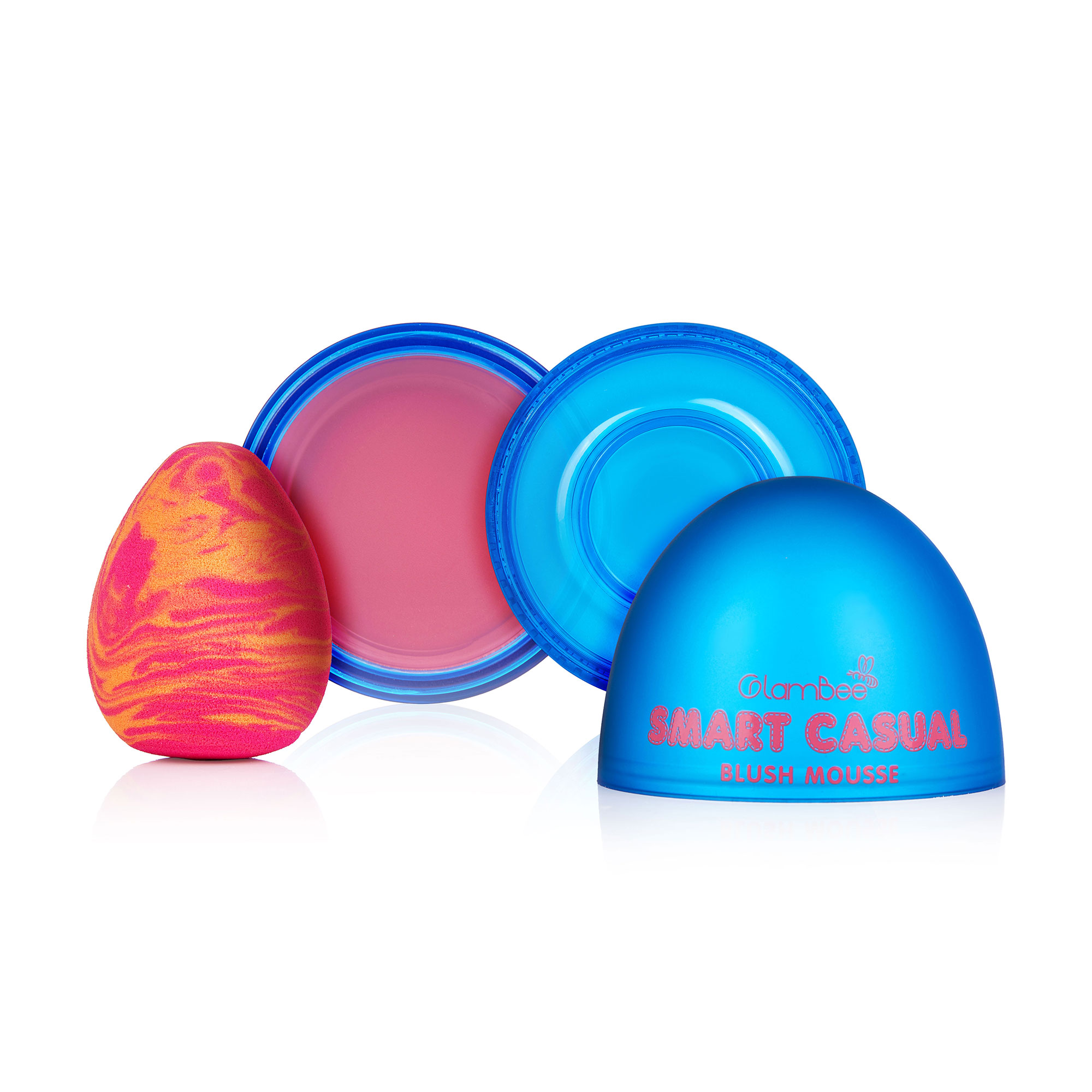 

Уцінка! Рум'яна-мус для обличчя GlamBee Smart Casual тон 01, 10 г