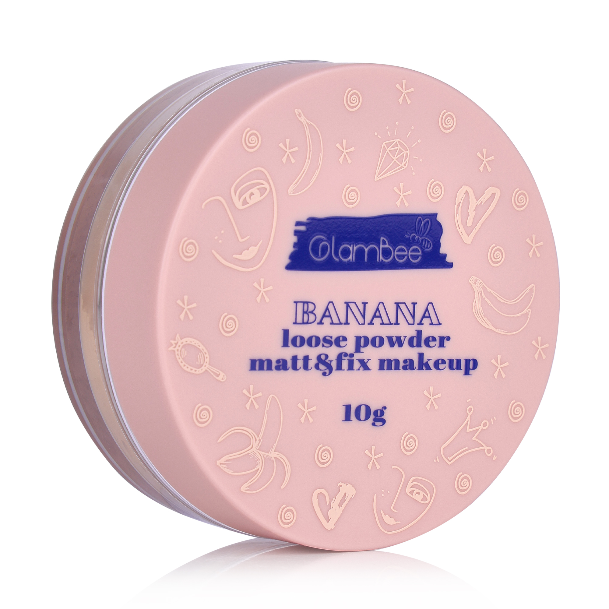 

Розсипчаста пудра для обличчя GlamBee Banana, 10 г