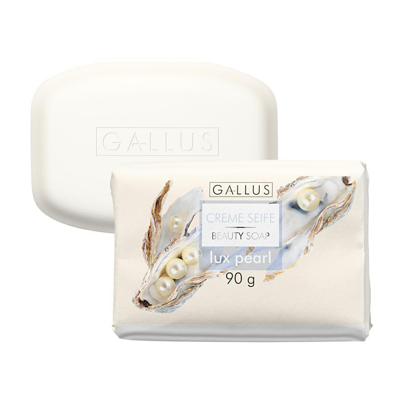 

Уцінка! Мило тверде Gallus Creme Seife Beauty Soap Lux Pearl, 90 г