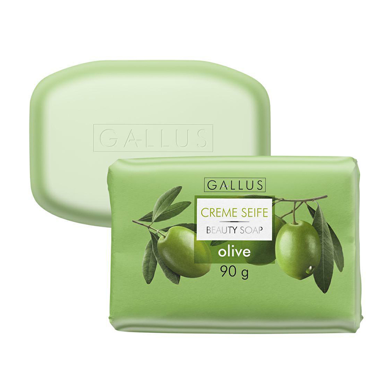 

Уцінка! Мило тверде Gallus Creme Seife Beauty Soap Olive, 90 г