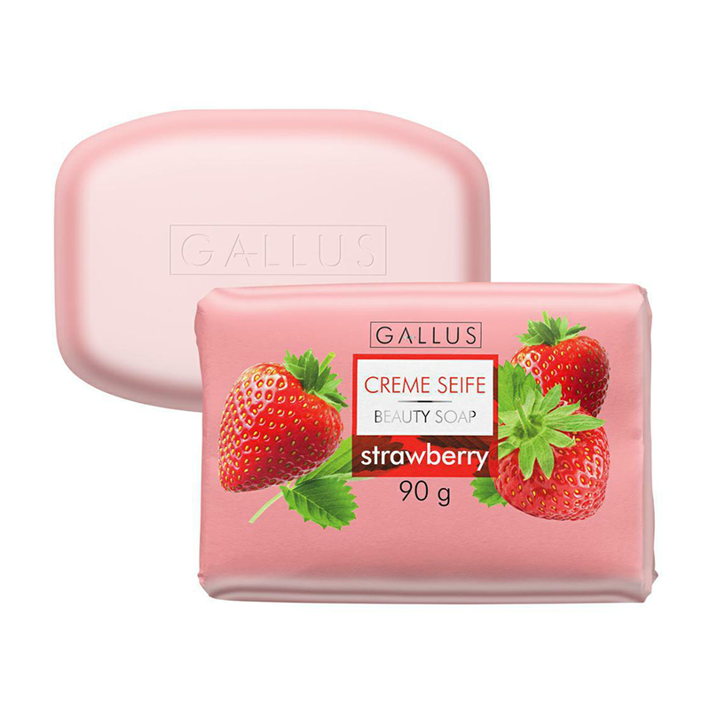 

Уцінка! Мило тверде Gallus Creme Seife Beauty Soap Strawberry, 90 г
