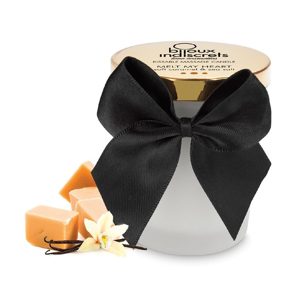 

Масажна свічка Bijoux Indiscrets Melt My Heart Caramel & Sea Salt, 70 г
