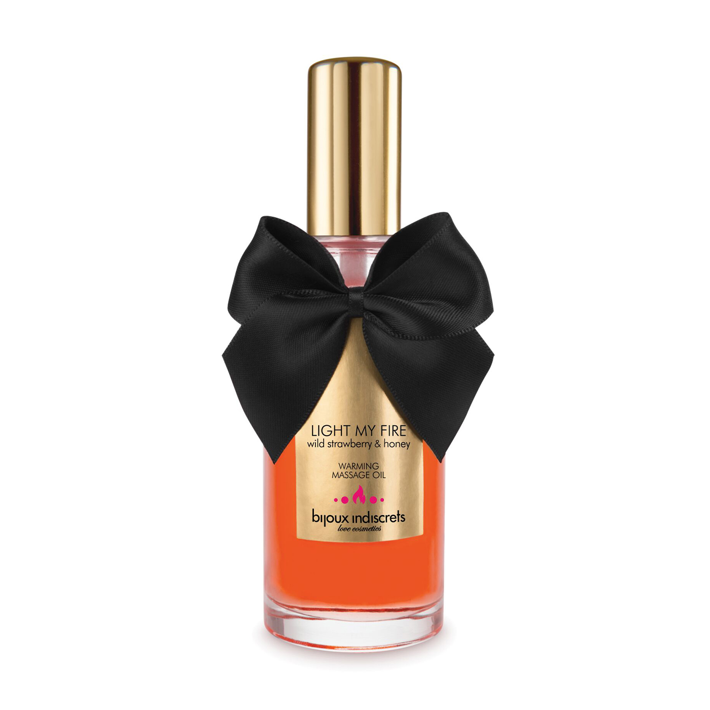 

Зігрівальна масажна олія Bijoux Indiscrets Light My Fire Wild Strawberry & Honey, 100 мл