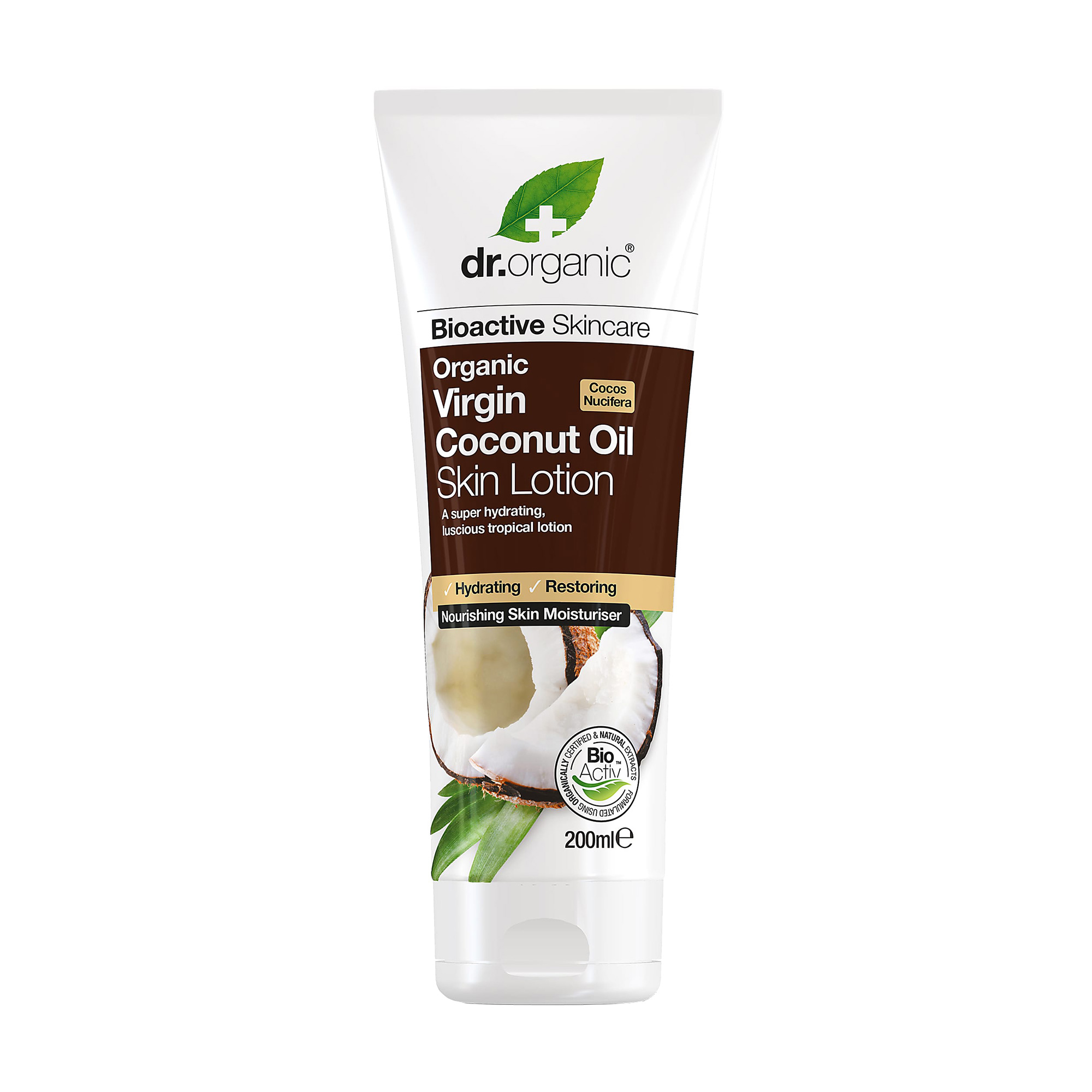 

Уцінка! Лосьйон для тіла Dr. Organic Bioactive Skincare Virgin Coconut Oil Skin Lotion з кокосовою олією, 200 мл