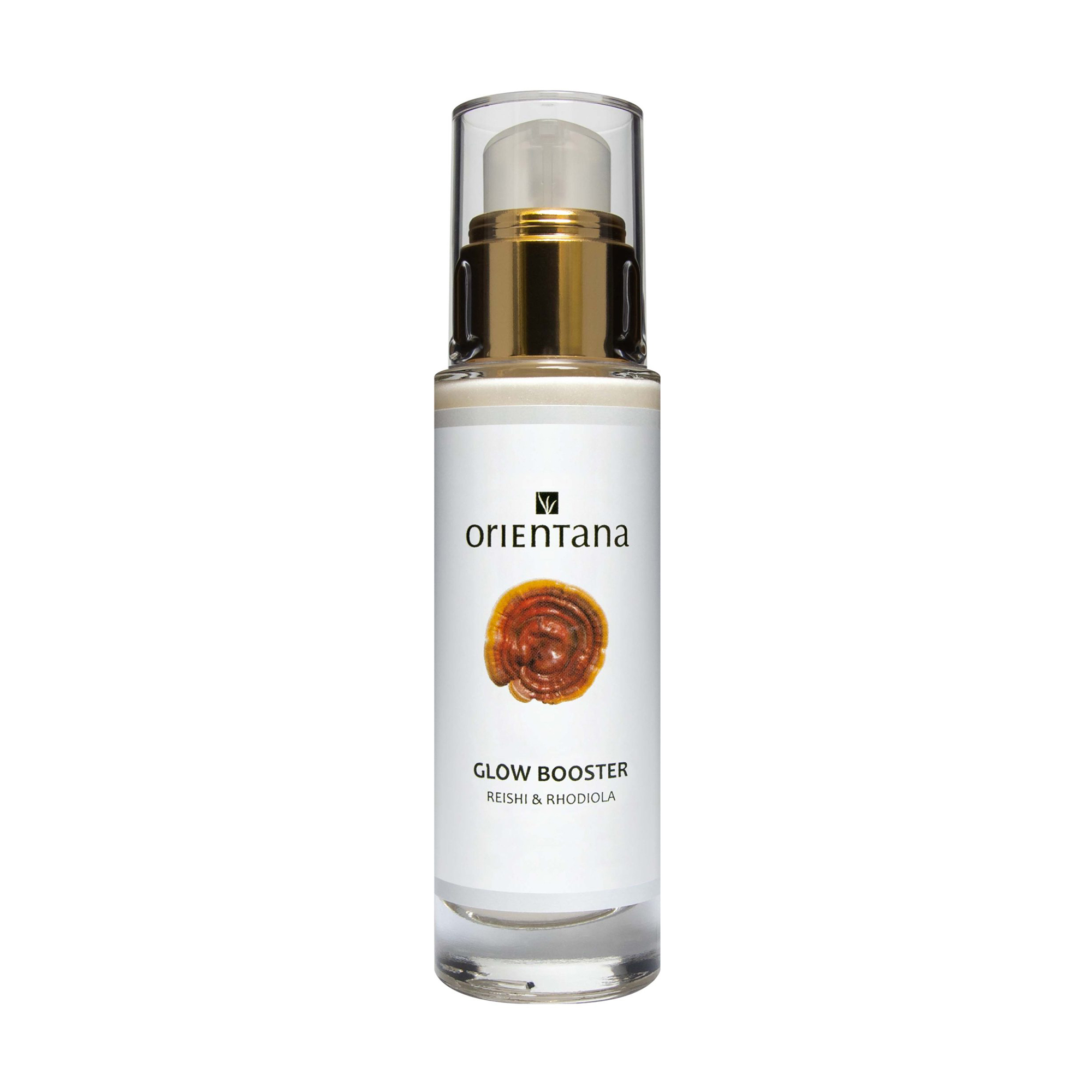

Уцінка! Денний бустер для обличчя Orientana Reishi & Rhodiola Glow Booster, 50 мл