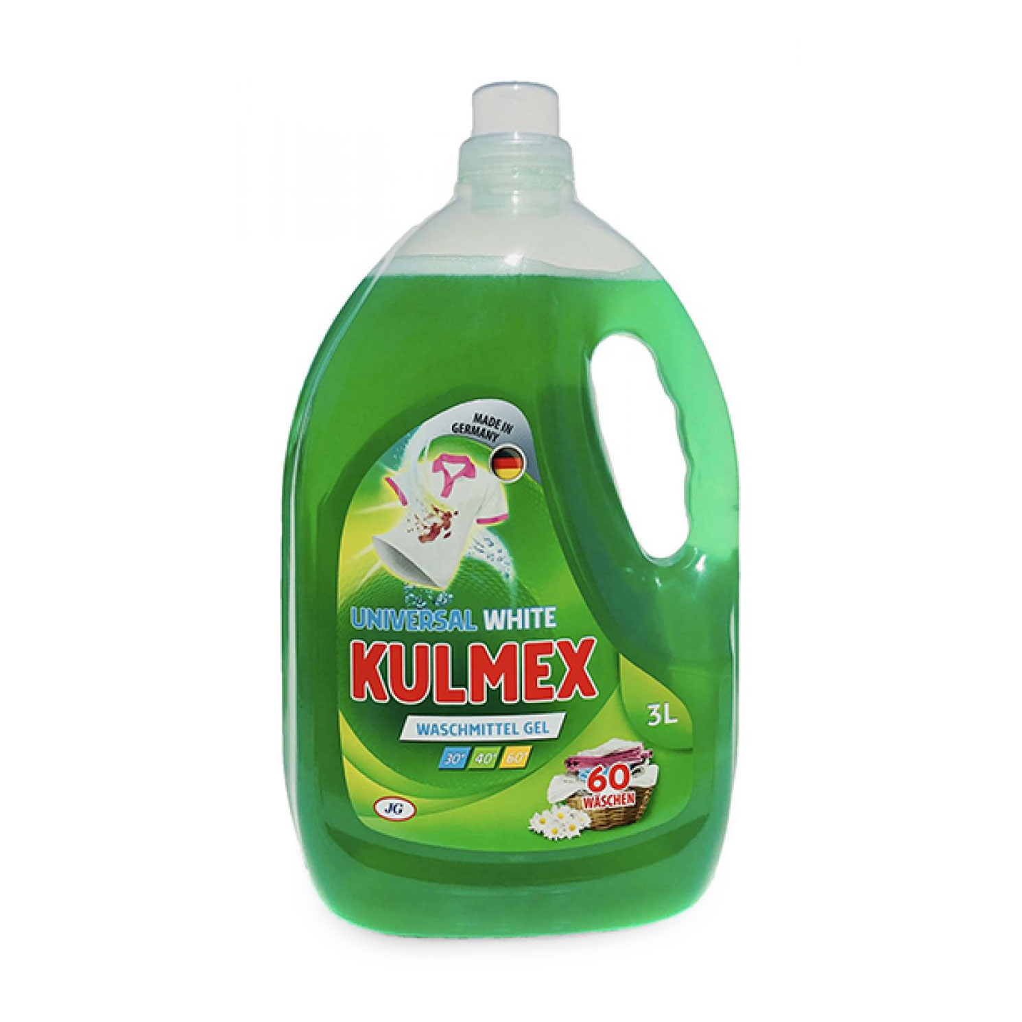 

Гель для прання Kulmex Universal White Gel універсальний, 60 циклів прання, 3 л