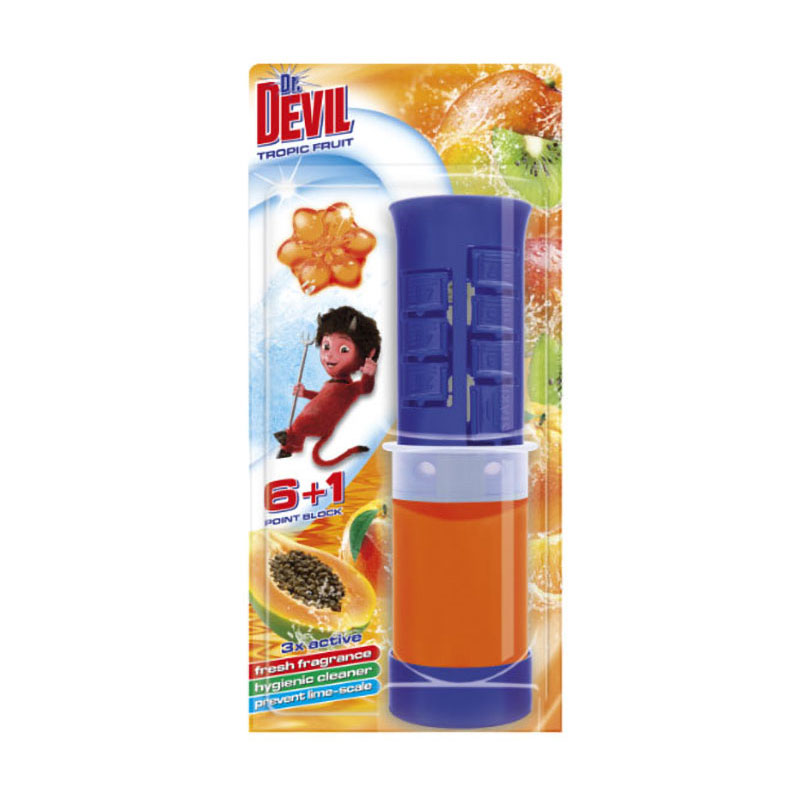 

Туалетний точковий блок для унітазу Dr. Devil Тропічні фрукти, 45 мл