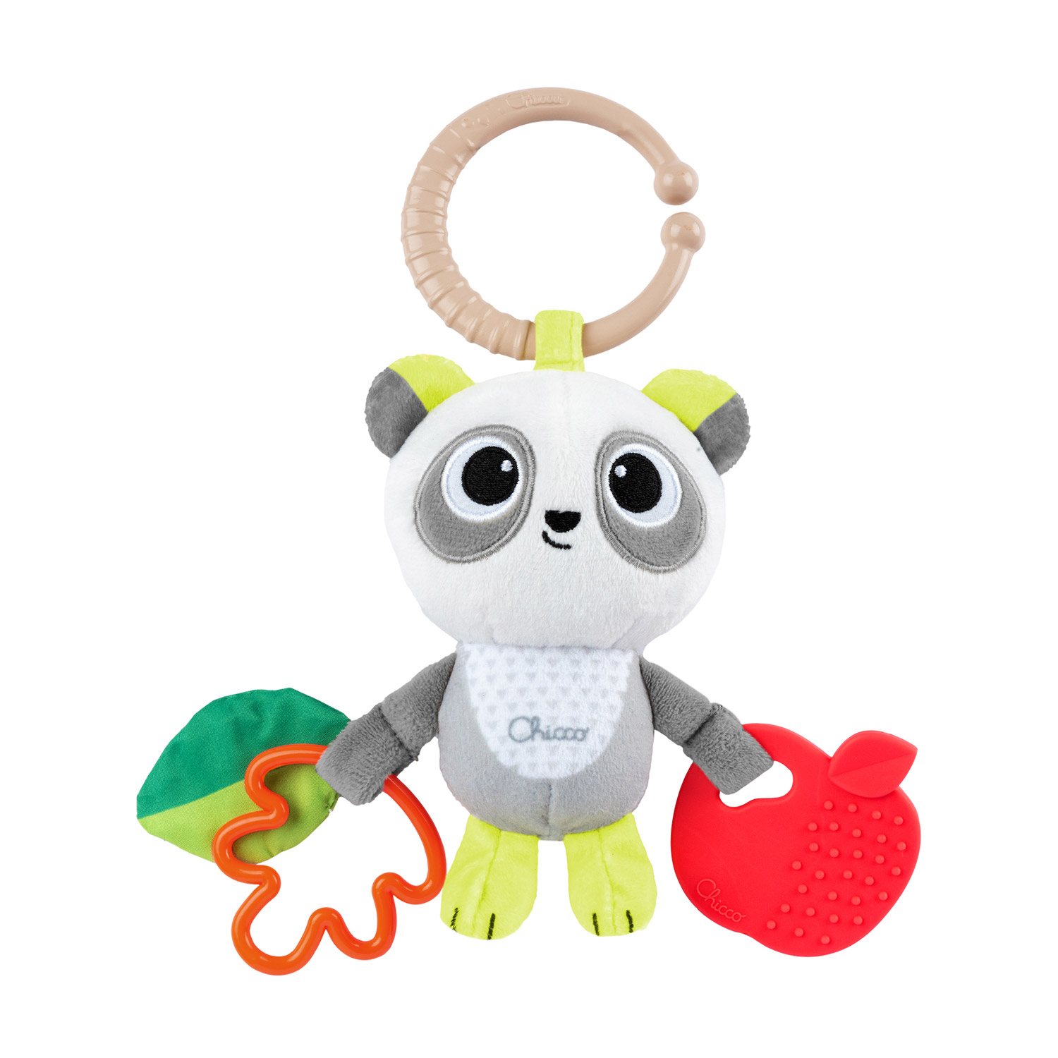 

Дитяча іграшка-брязкальце на коляску Chicco Панда, 14*10*6 см, від 3 місяців (11566.00)