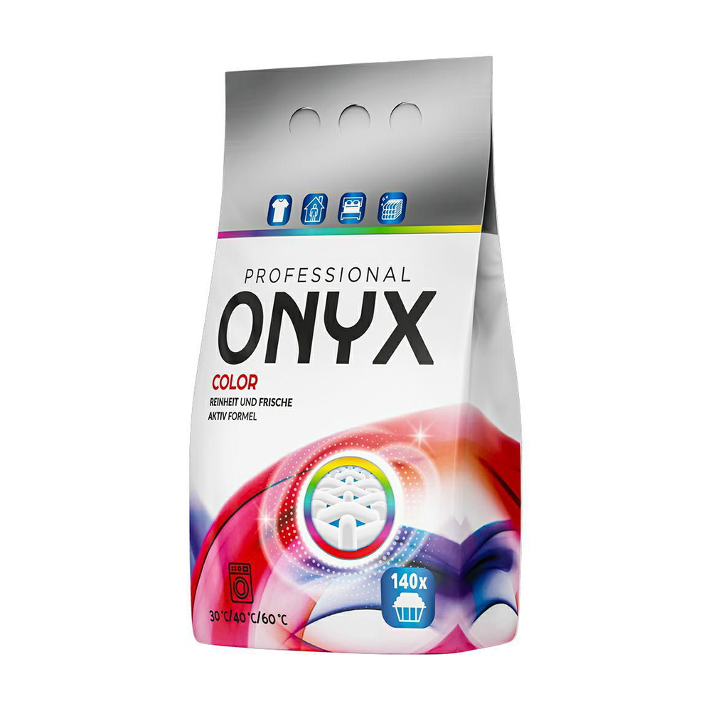 

Уцінка! Пральний порошок Onyx Professional Color для кольорових речей, 140 циклів прання, 8.4 кг