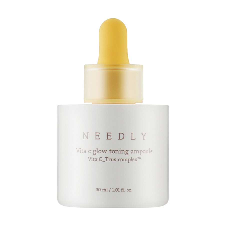 

Уцінка! Тонізувальна сироватка для обличчя Needly Vita C Glow Toning Ampoule для сяйва шкіри, з вітаміном С, 30 мл
