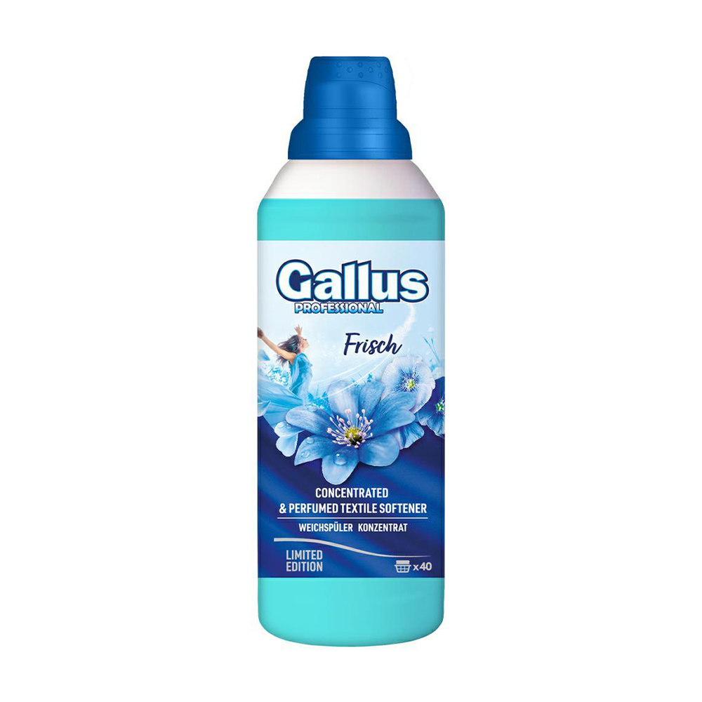 

Ополіскувач для білизни Gallus Professional Weichspuler Frisch, 40 циклів прання, 1 л
