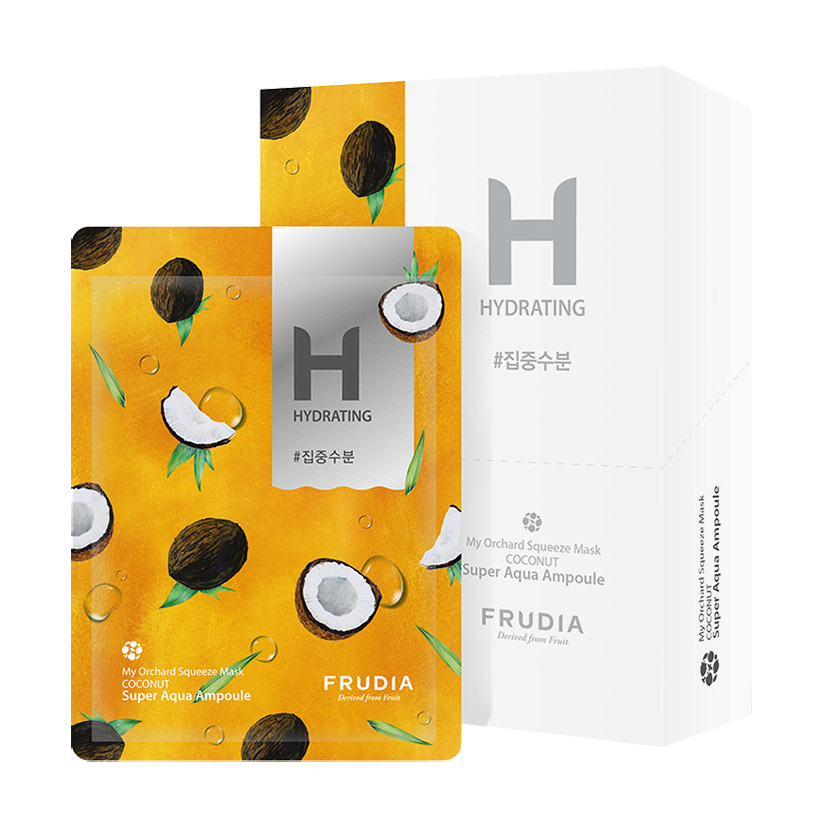 

Уцінка! Тканинна маска для обличчя Frudia My Orchard Squeeze Mask Coconut з кокосом, 10*20 мл