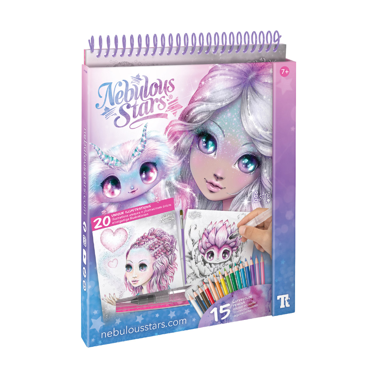 

Дитячий набір для творчості Nebulous Stars Розмальовка з водою: Зоряна акварель, від 7 років (11133)