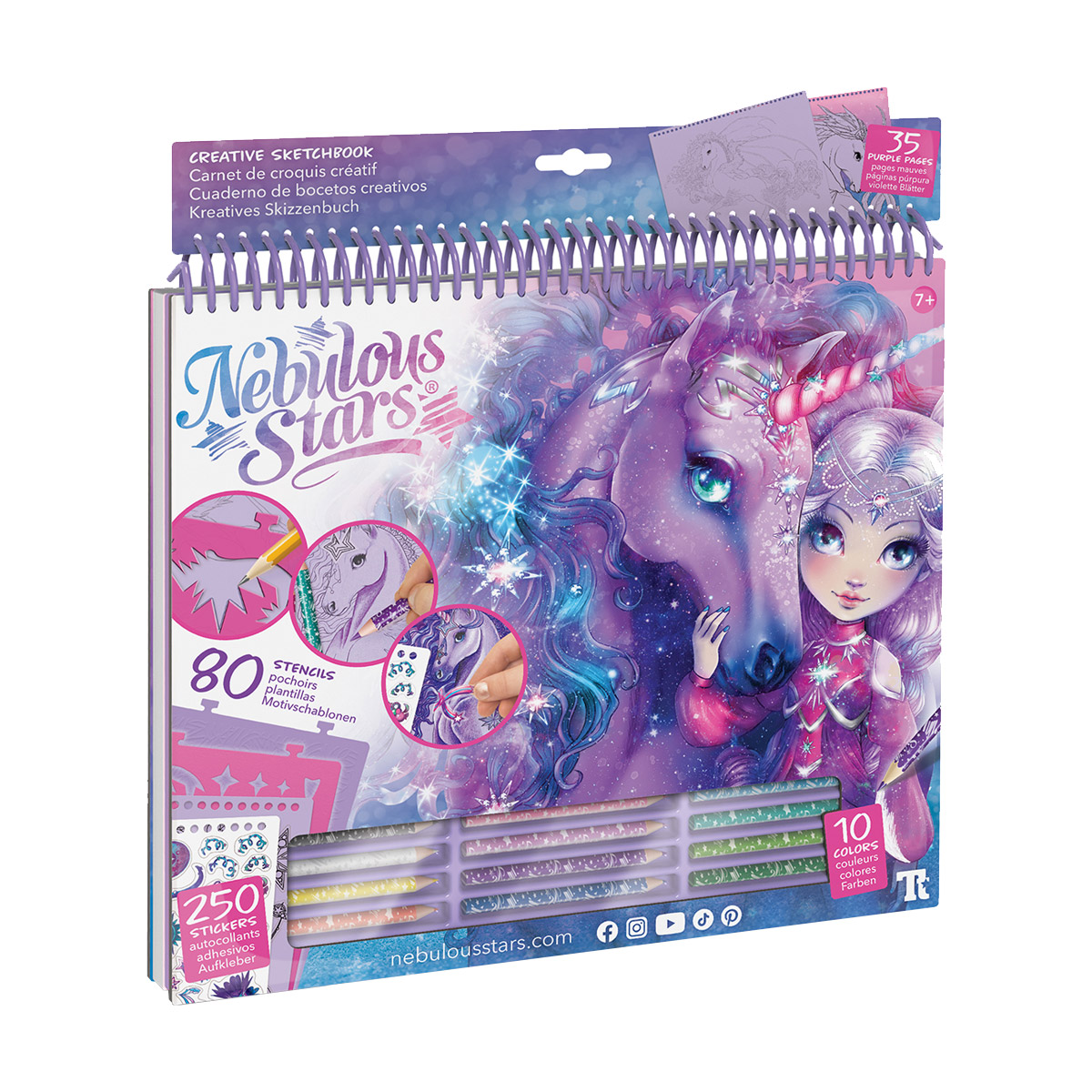 

Дитячий набір для творчості Nebulous Stars Скетчбук: Легенда про Фіріаза, від 7 років (11371)