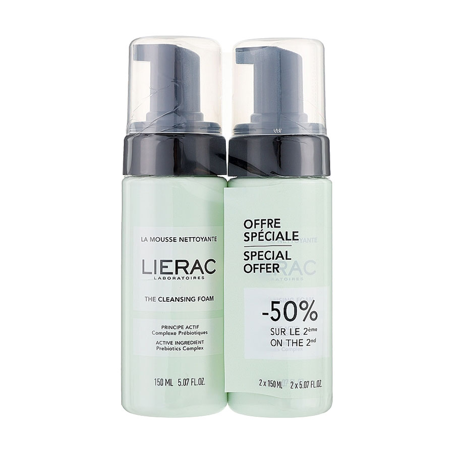 

Очищувальний мус для обличчя Lierac The Cleansing Foam Duo, 2*150 мл