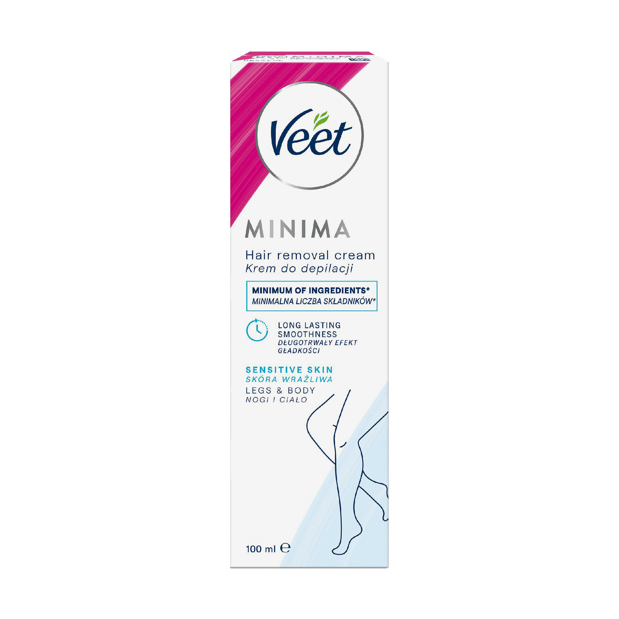

Уцінка! Veet MINIMA Крем для депіляції для чутливої шкіри, 100мл