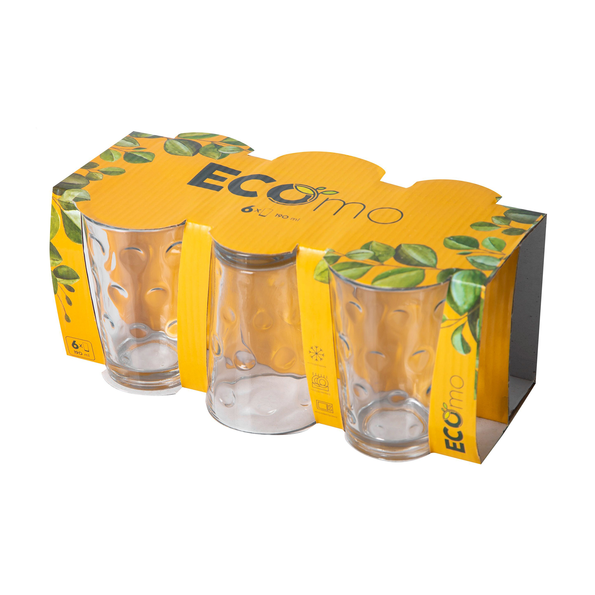 

Набір склянок ECOmo Circles, 6*190 мл (RYG3028)