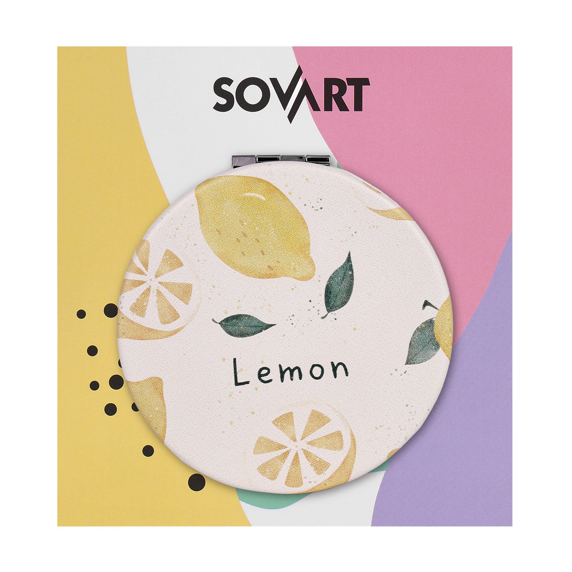

Люстерко Sovart компактне, кругле, Lemon