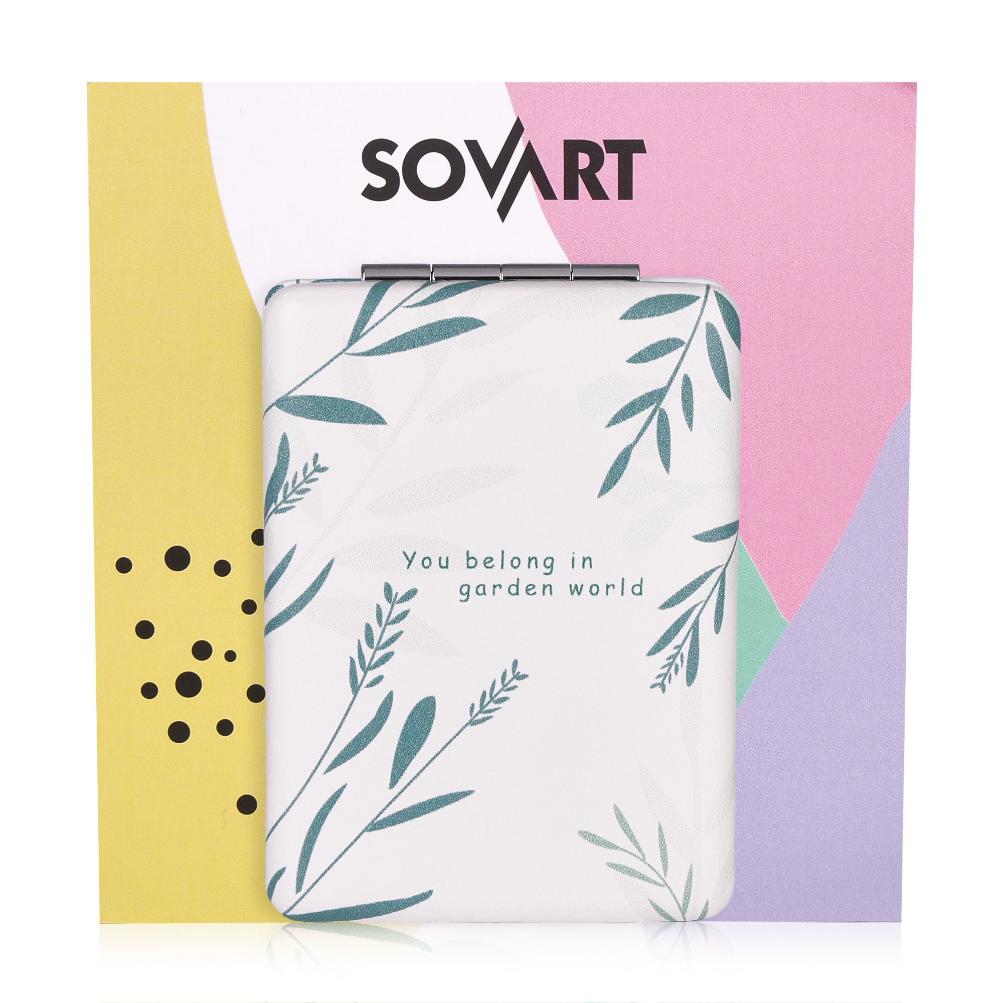 

Люстерко Sovart компактне, прямокутне, зелене