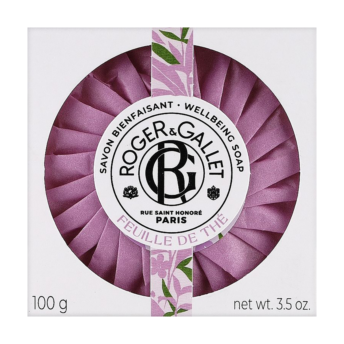

Уцінка! Тверде мило Roger & Gallet Feuille de The Wellbeing Soap Чайне листя, 100 г