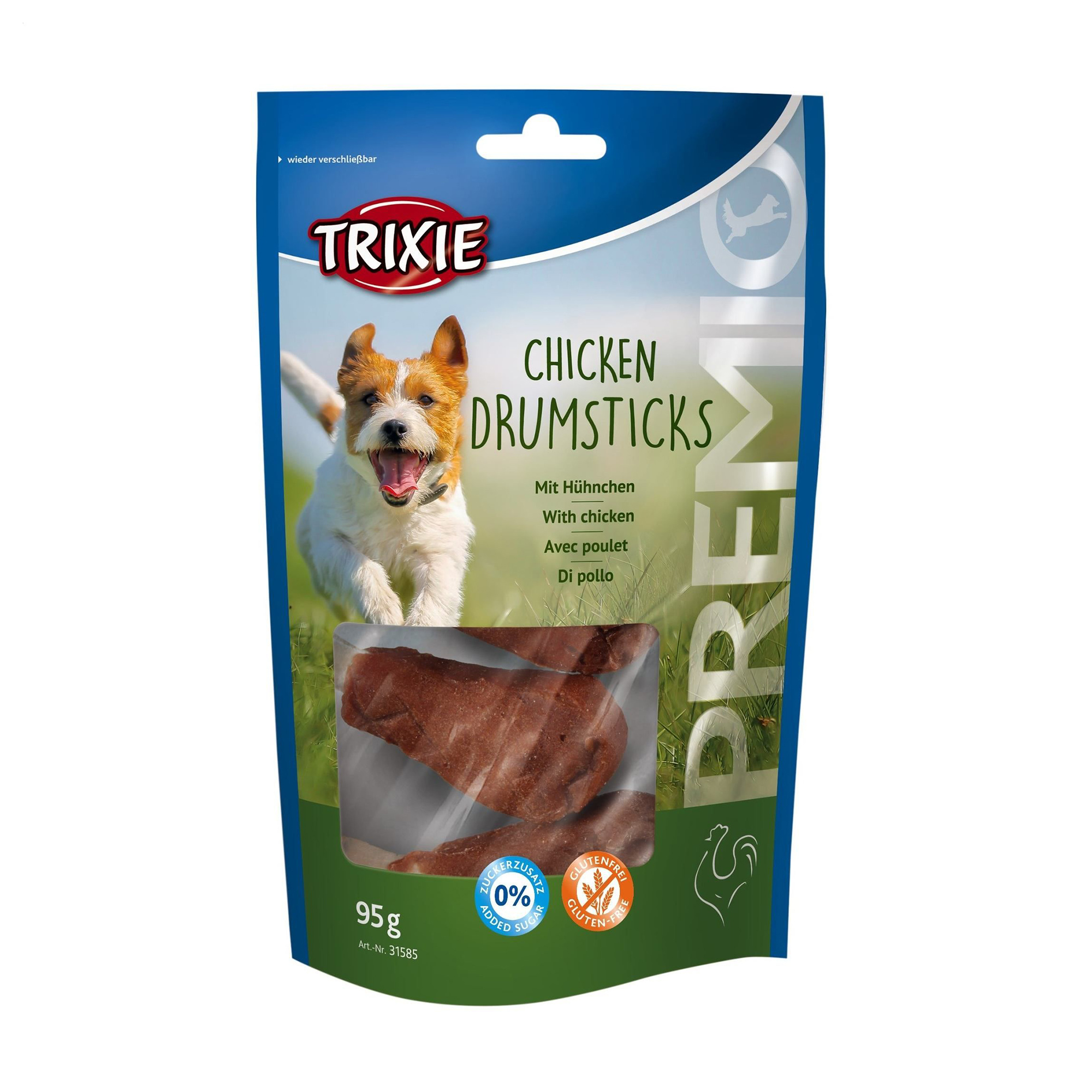 

Ласощі для собак Trixie Premio Chicken Drumsticks з куркою, 5 шт, 95 г