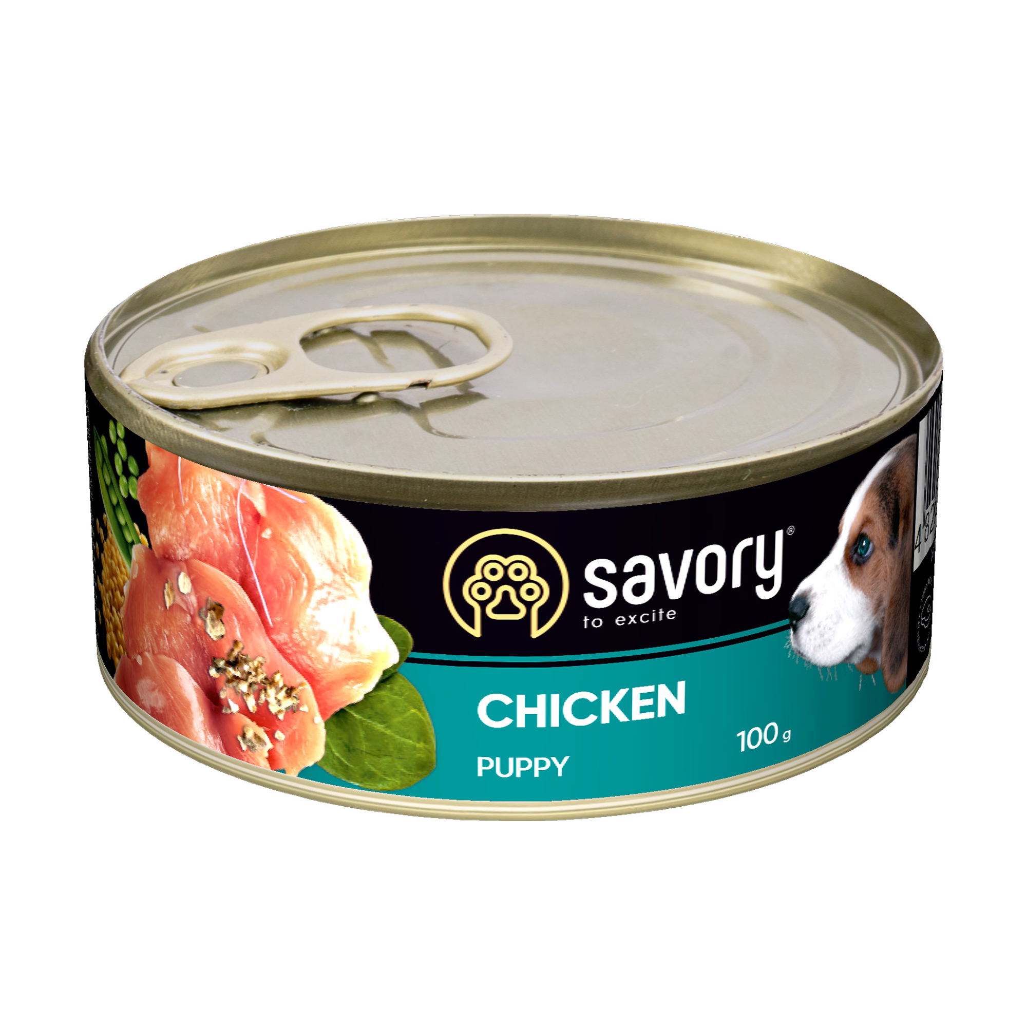 

Вологий корм для цуценят всіх порід Savory To Excite Puppy з куркою, 100 г