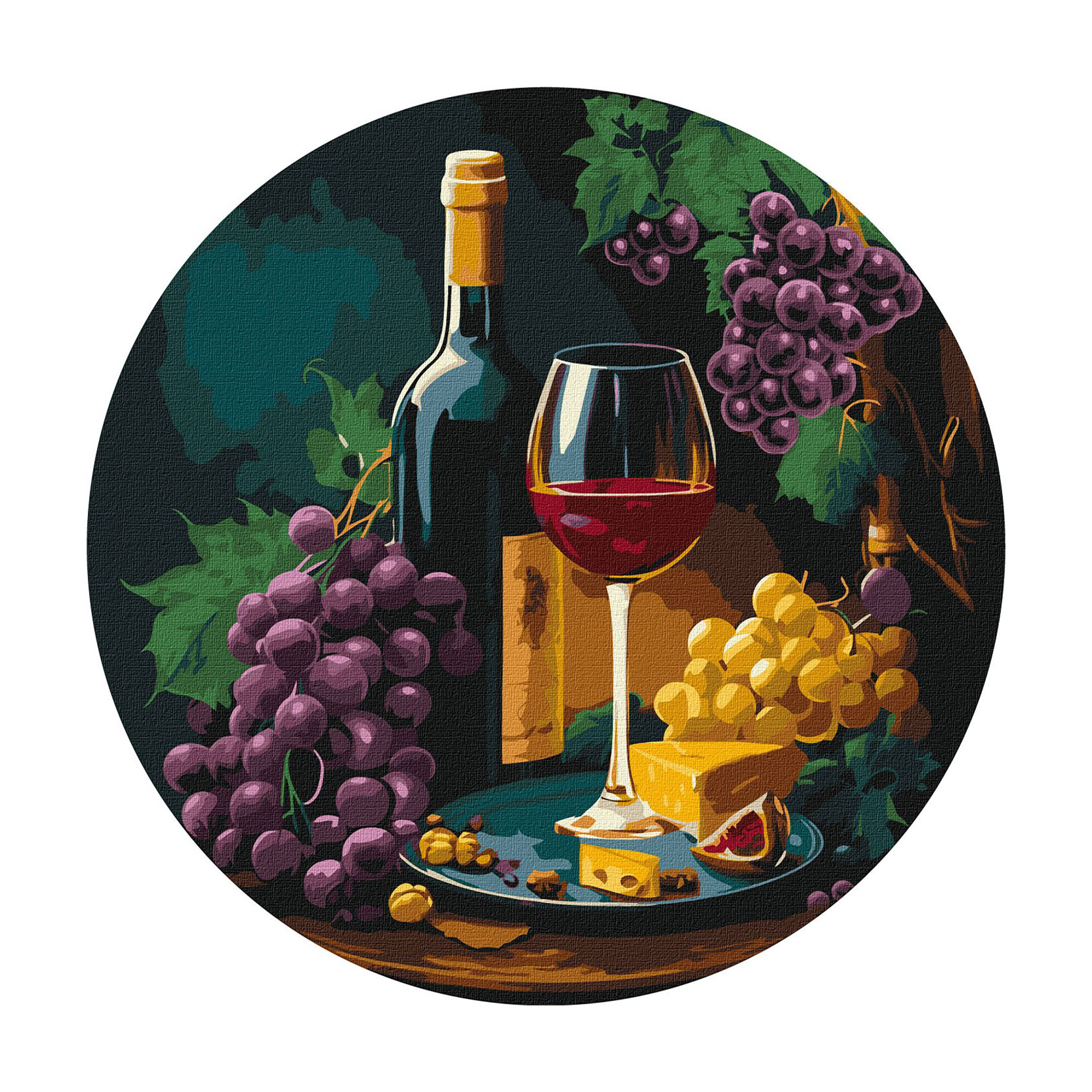 

Картина за номерами Ideyka Вишукана дегустація, 39 см (KHO-R1009)