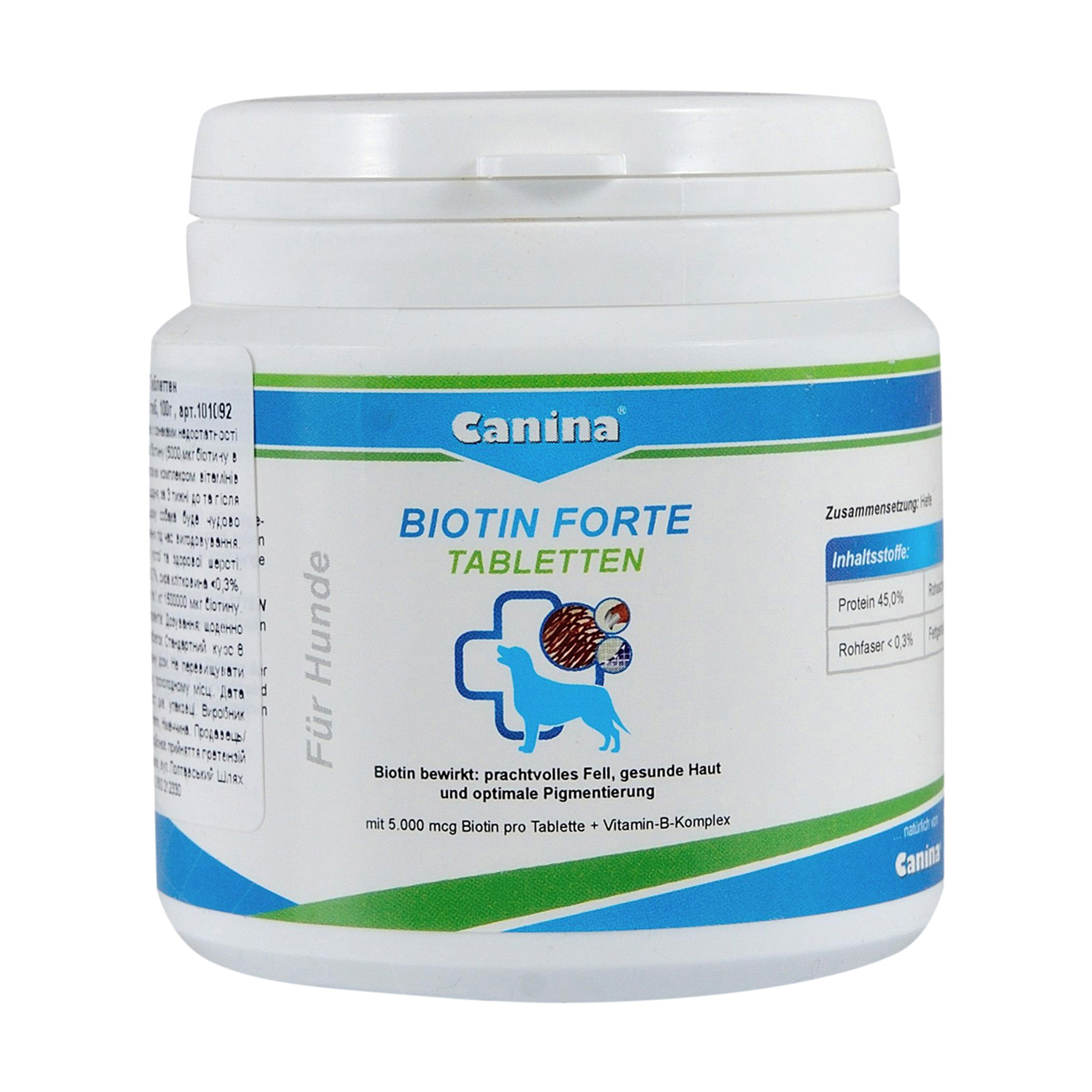 

Вітаміни для собак в таблетках Canina Biotin Forte інтенсивний курс для шерсті, 30 шт
