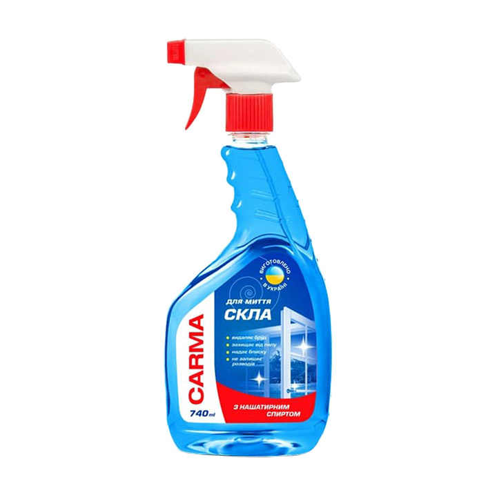 

Уцінка! Засіб для миття скла Carma з нашатирним спиртом, 740 мл