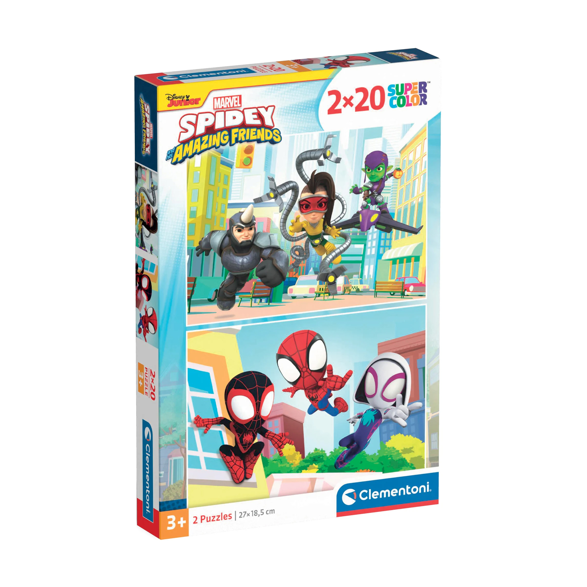 

Пазли Clementoni Marvel Spidey And His Amazing Friends від 3 років, 40 елементів (24794)