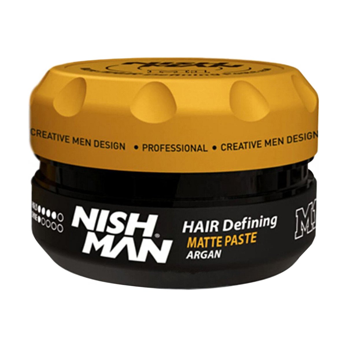 

Чоловіча матова паста для укладання волосся Nishman Hair Defining Matte Paste Argan M1 сильної фіксації, 100 мл