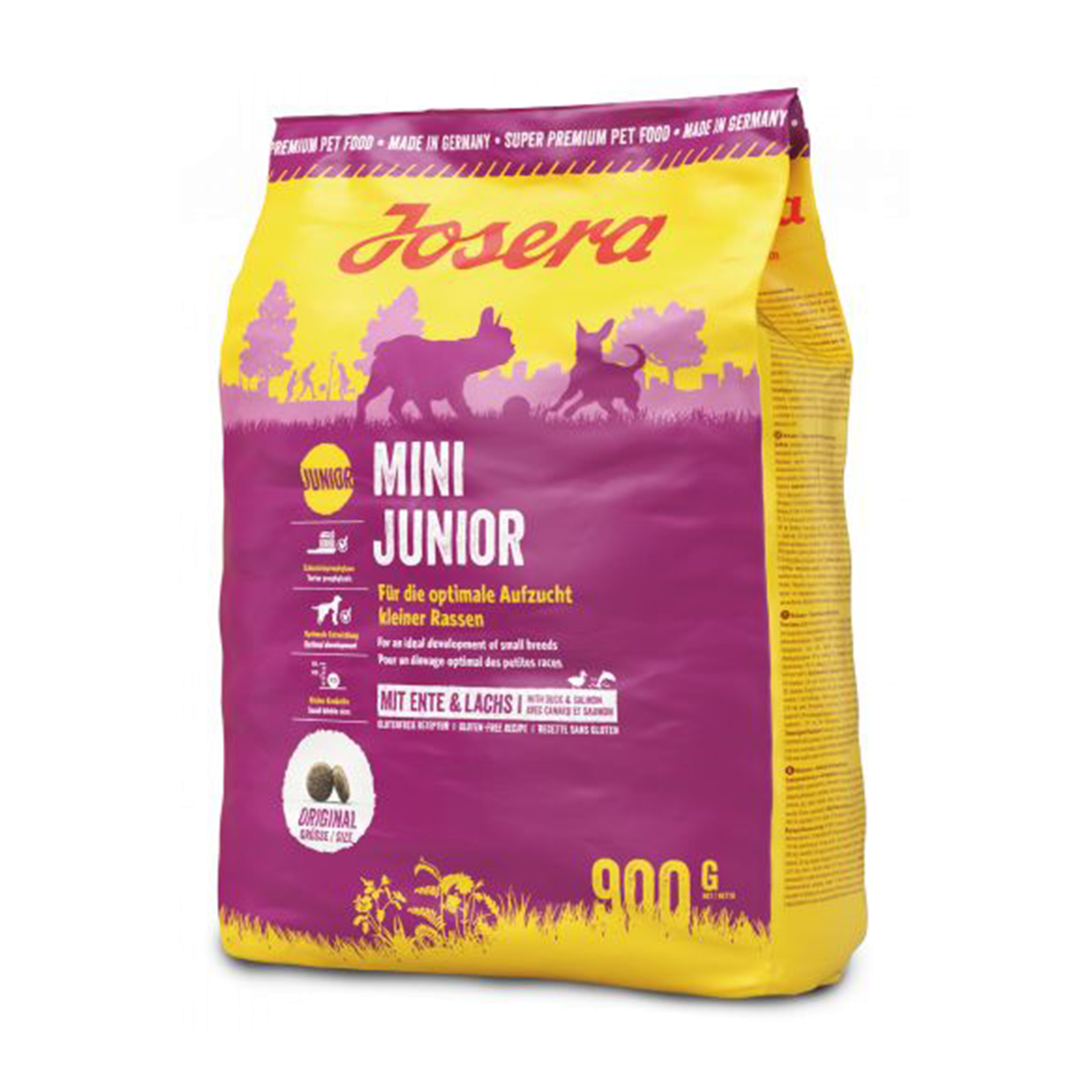 

Сухий корм для цуценят малих порід Josera MiniJunior, 900 г