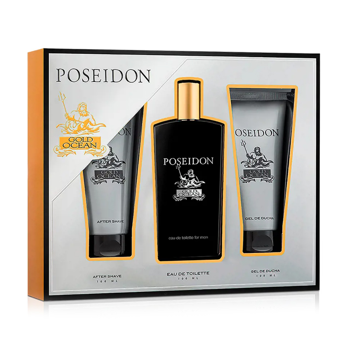

Парфумований набір чоловічий Instituto Espanol Poseidon Gold Ocean (туалетна вода, 100 мл + лосьйон після гоління, 100 мл + гель для душу, 100 мл)