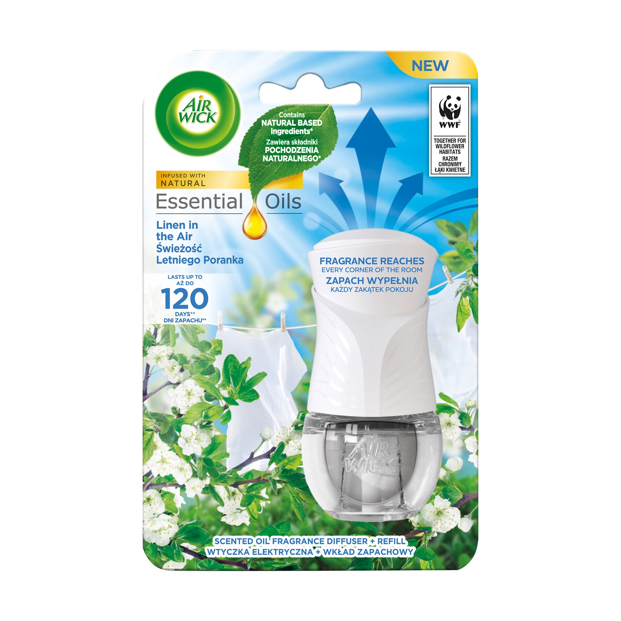 

Електричний ароматизатор повітря Air Wick Ранкова свіжість, 19 мл (зі змінним флаконом)