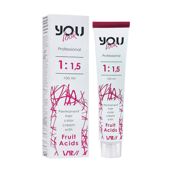 

Перманентна крем-фарба для волосся You Look Professional 1:1.5, 12.0 Суперосвітлювальний натуральний блондин, 100 мл
