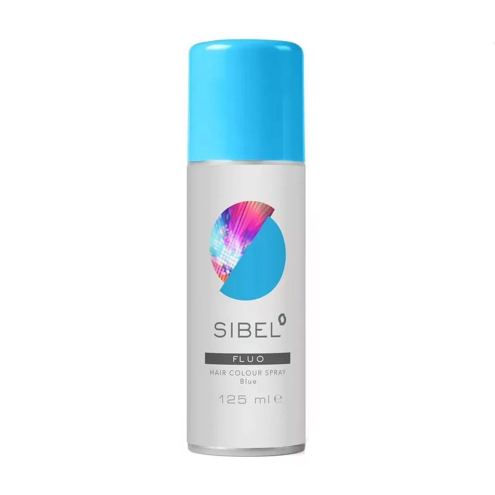 

Кольоровий спрей для волосся Sibel Hair Colour Spray Fluo Blue, 125 мл