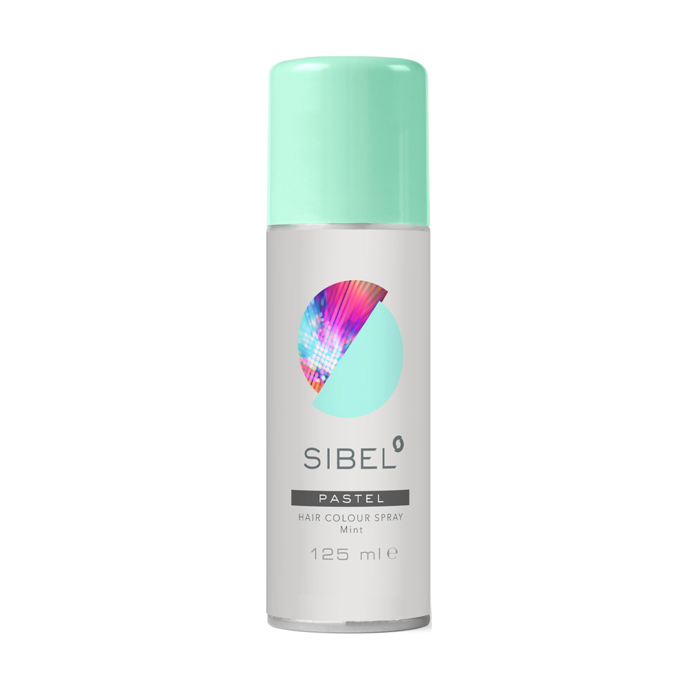 

Кольоровий спрей для волосся Sibel Hair Colour Spray Pastel, Mint, 125 мл