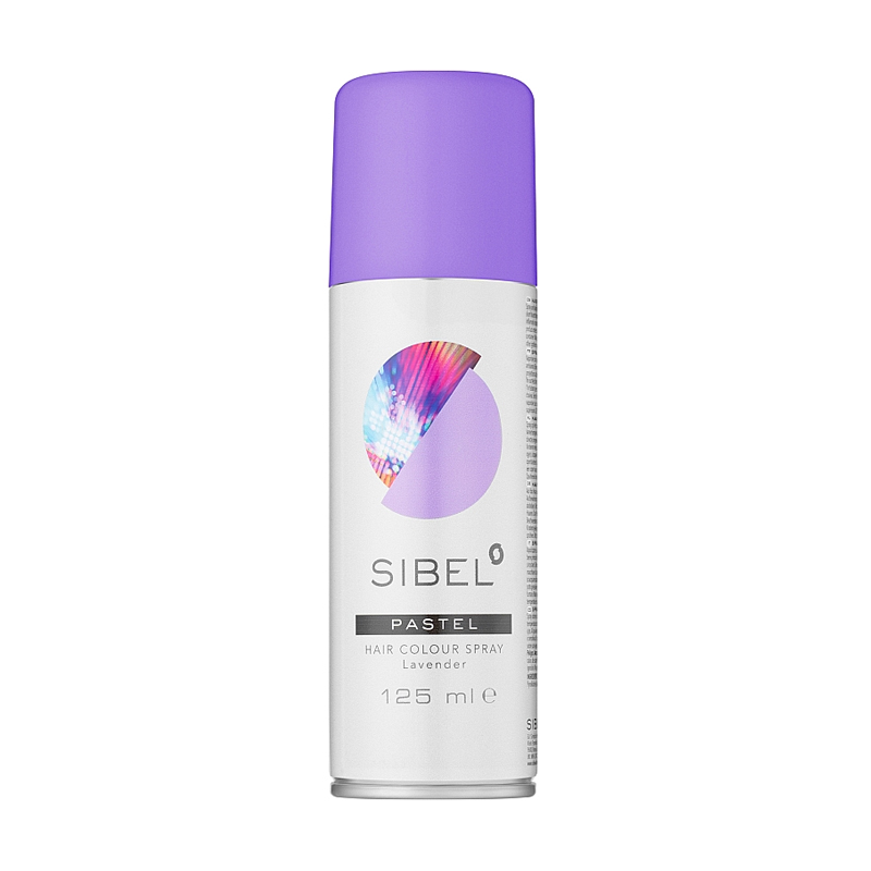 Кольоровий спрей для волосся Sibel Hair Colour Spray Pastel, Lavender, 125 мл