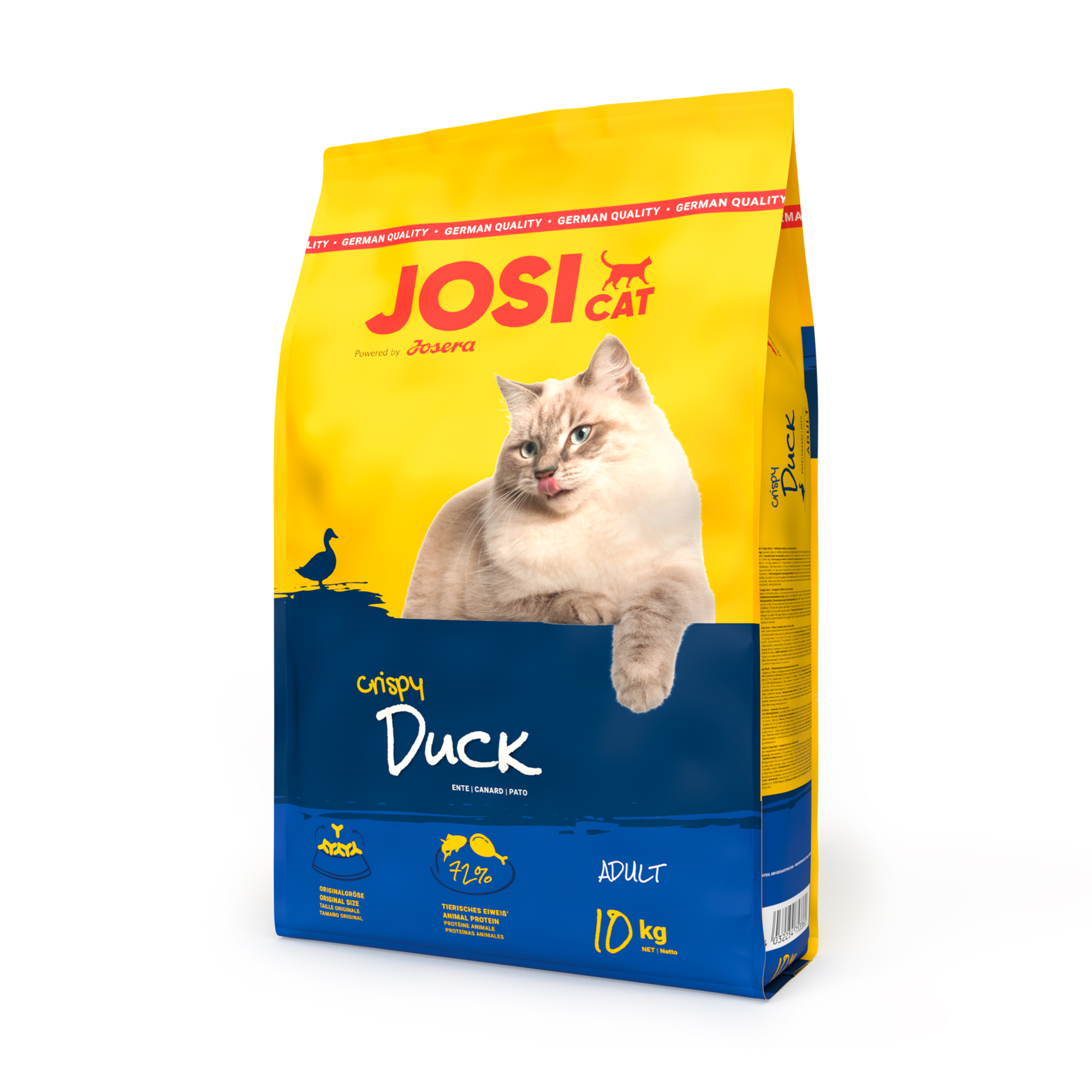 

Уцінка! Сухий корм для дорослих кішок Josera JosiCat Crispy Duck, 10 кг