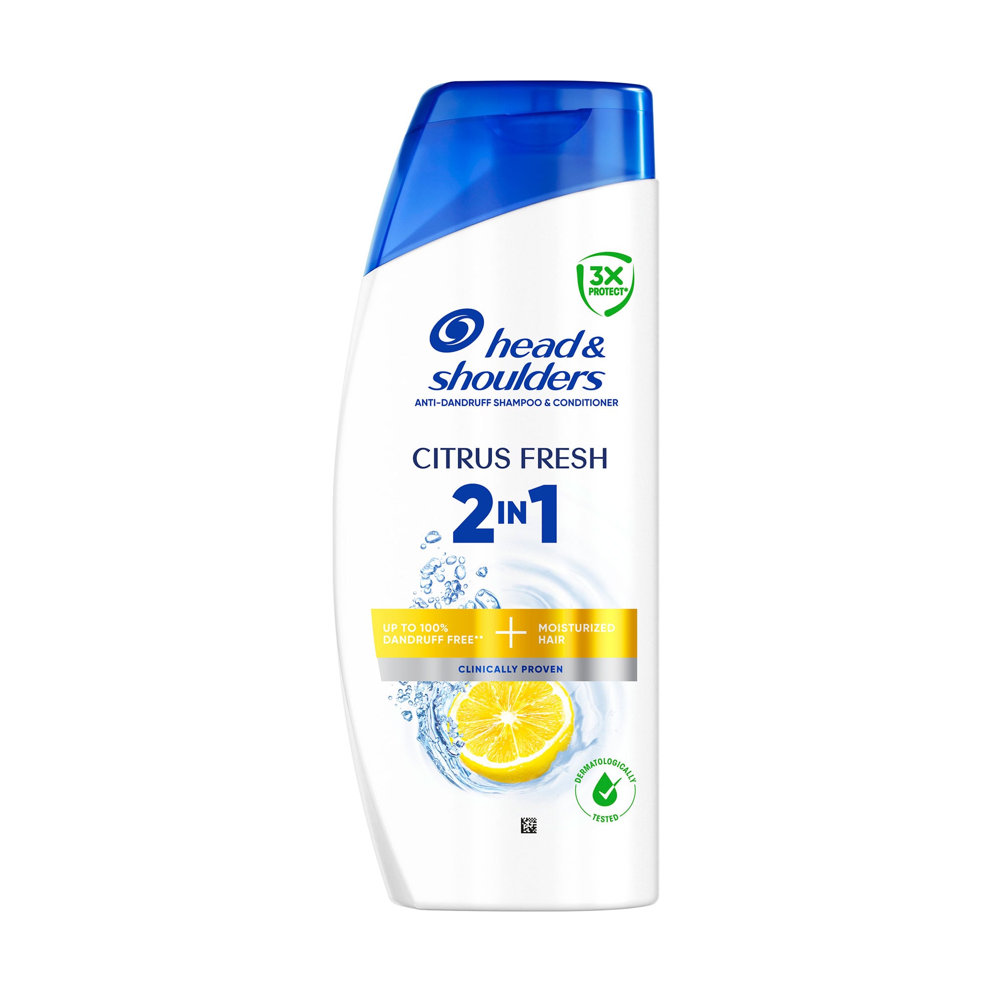 

Шампунь та бальзам-ополіскувач для волосся 2 в 1 Head & Shoulders Citrus Fresh Цитрусова свіжість, проти лупи, 625 мл