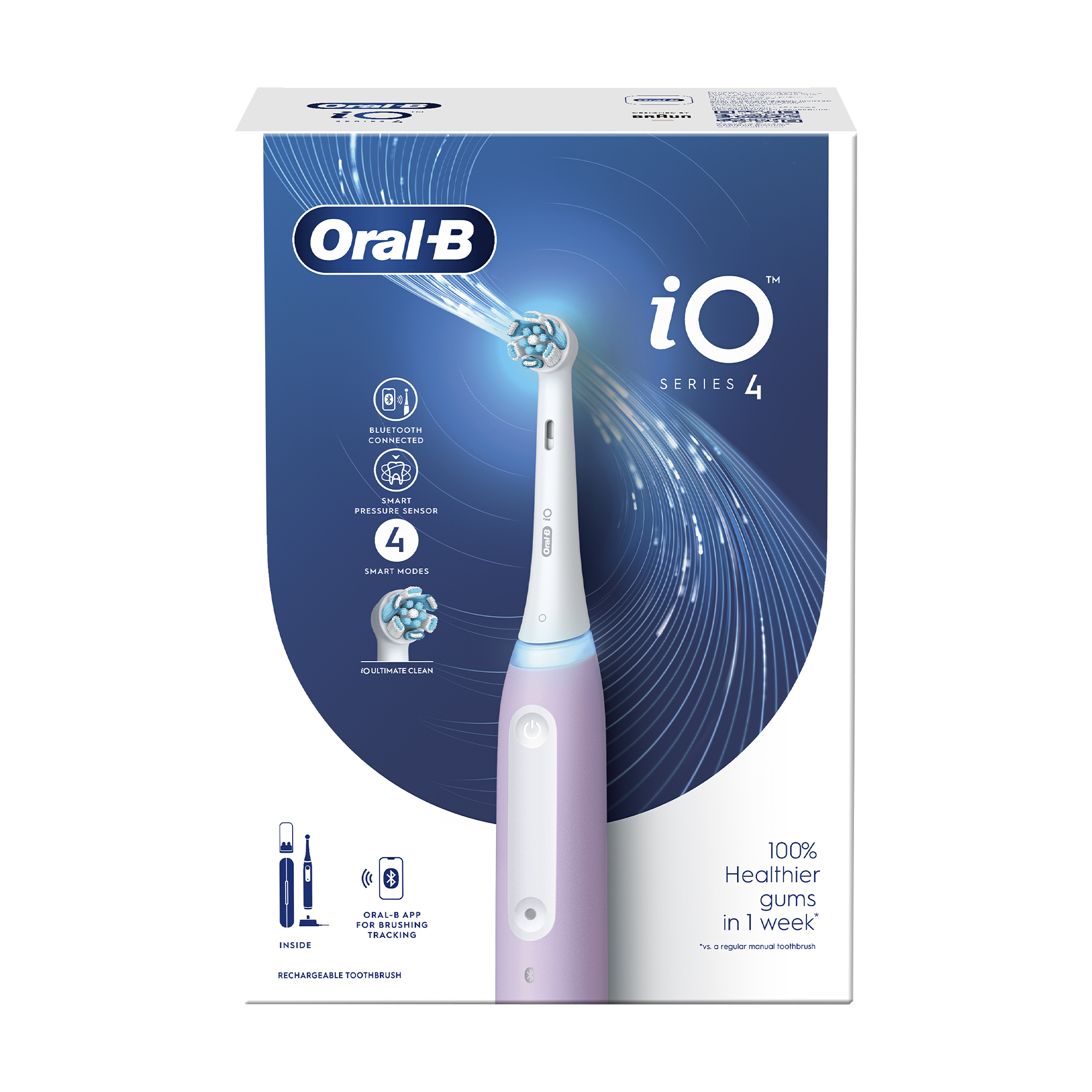 

Уцінка! Електрична зубна щітка Oral-B iO Series 4, Lavender