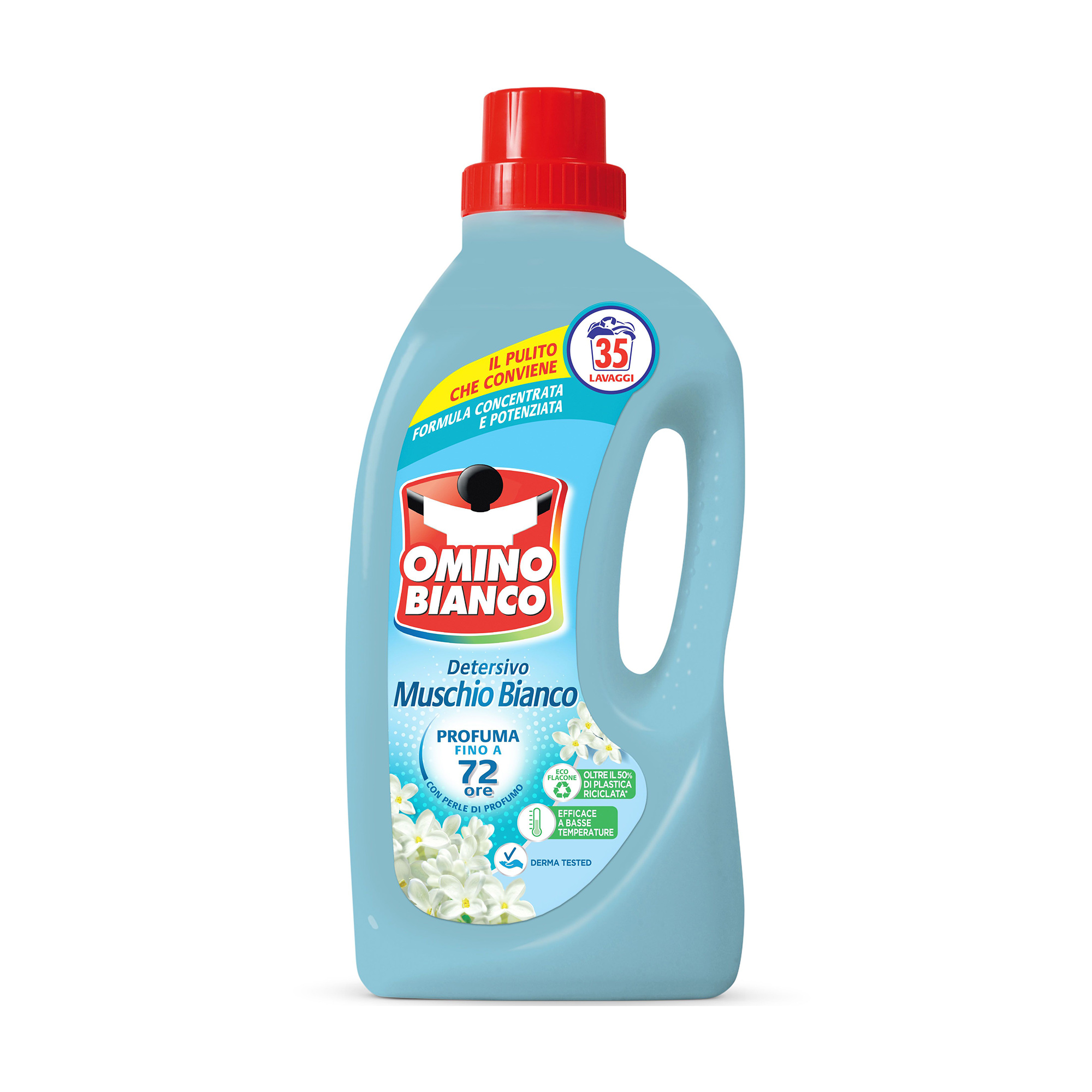 

Гель для прання Omino Bianco Білий мускус, 35 циклів прання, 1.4 л