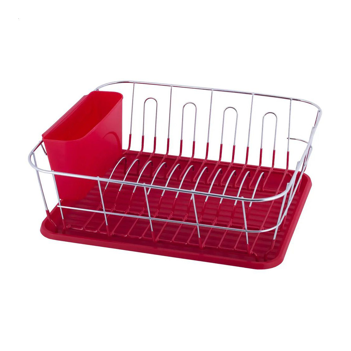 

Сушарка для посуду Kamille червона, 37*33*13.5 см (KM-0763B)