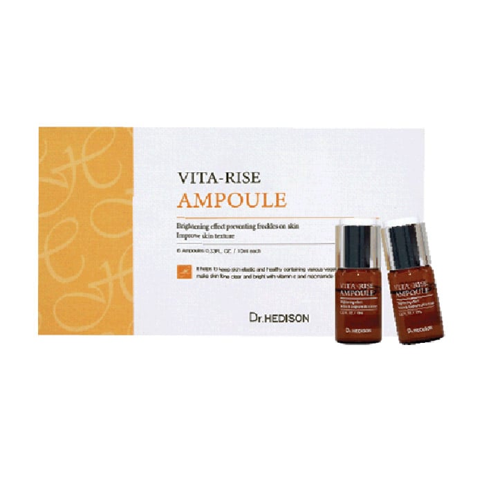 

Освітлювальні ампули для обличчя Dr.Hedison Vita-Rise Ampoule з вітаміном С, 6*10 мл