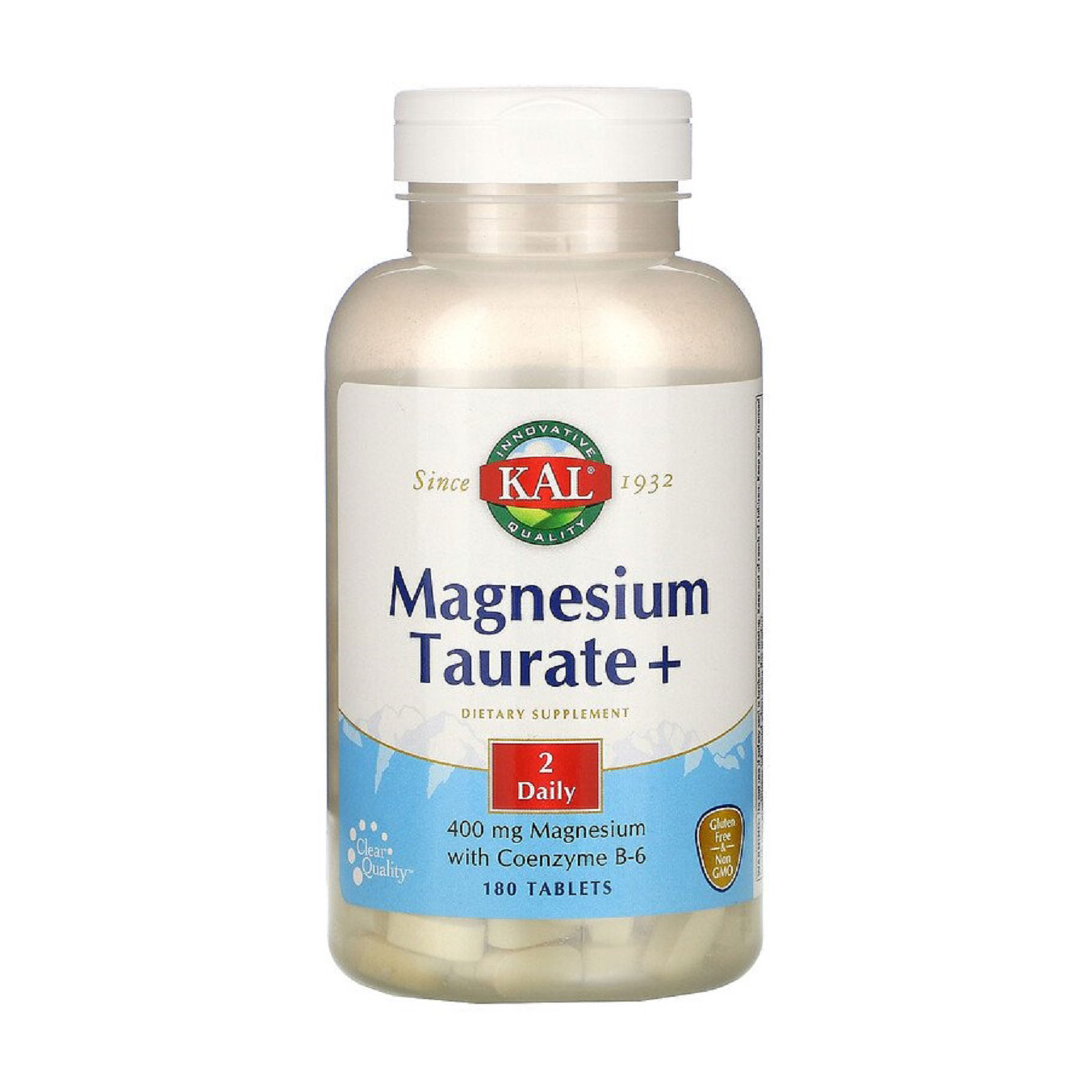 

Таурат магнію KAL Magnesium Taurate+, 400 мг, 180 таблеток