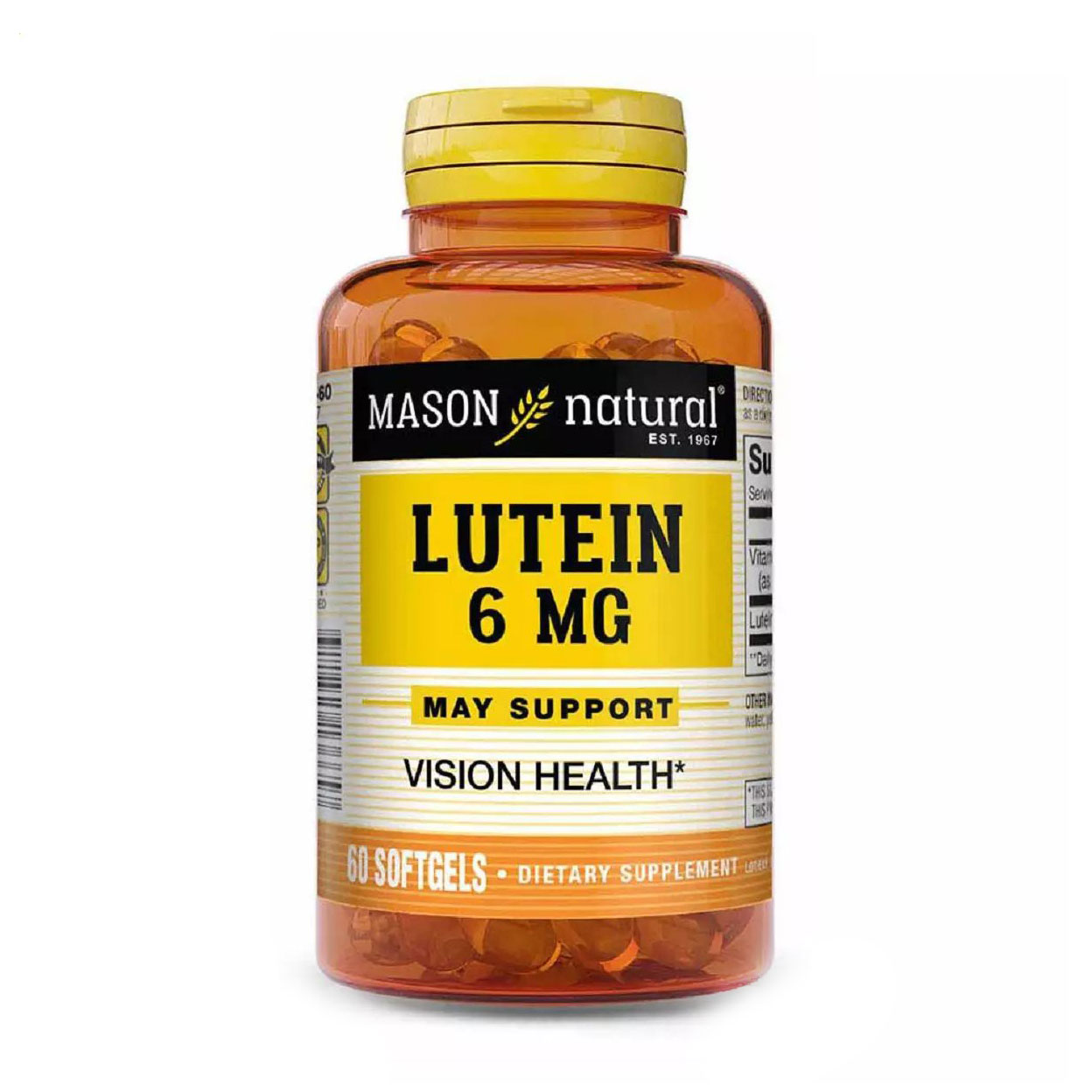 

Лютеїн Mason Natural Lutein, 6 мг, 60 капсул